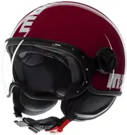 Momodesign FGTR Classic Candy, open face helmet , color: Dark Red/White , size: M