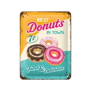 Nostalgic-Art Small Sign Donuts