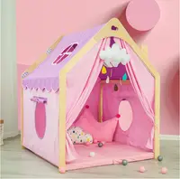 在飛比找樂天市場購物網優惠-兒童帳篷 兒童房子玩具小木屋家用床帳篷室內公主男孩讀書角女孩