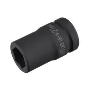 1" Drive by 27mm 6-Point Impact Socket CR-MO 80mm Length Standard Metric Sizes