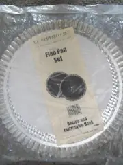 PAMPERED CHEF~ FLAN PAN SET-NEW