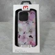 Mybat Pro Mood Series MagSafe Case For Apple iPhone 14 Pro - Clear Flowers G2
