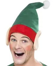 Green Elf Hat with Ears