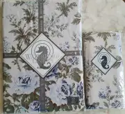 Waterford Linens by W-C Home Fashions -Tablecloth & Matching Napkins- 70" RD NEW