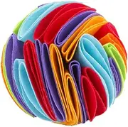 Snuffle Ball Dog Puzzle Toys Increase IQ Slow Dispensing Feeder Pet Cat Trainiod-IQ-Boosting Puzzle Feeder for Stimulating Scents & Mental Engagement, Ideal for Training and Slow Dispensing
