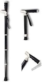 Ruyi Folding Cane - Height-Adjustable Folding Cane - Foldable and Lightweight with Storage Box - Soft Ergonomic Handle for a Comfortable Grip - Portable Cane for Mobility aids.