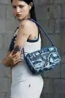 Heaven by Marc Jacobs Collage denim distressed patchwork bag New