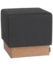 Seville Classics The Vineyard Collection Cork Cube Storage Ottoman