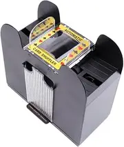QUMIIRITY Card Shuffling Device for Poker Games Automatic Poker Card No Battery Needed for 6 Decks of Playing Cards