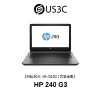 在飛比找蝦皮商城優惠-HP 240 G3 14吋 i5-4210U 4G 240G