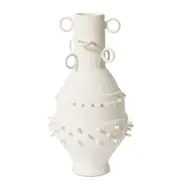 E Style Denji Vessel Porcelain Flower Vase Centerpiece Home Decor 49cm White