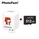 【SNOOPY 史努比】PhotoFast 備份方塊 iOS/Android通用版(含512GB記憶卡)-紅屋款