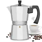 Aluminum espresso maker, coffee maker, mocha maker, espresso maker, 300 ml.