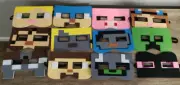 Minecraft Felt Party Dress-Up Costume Masks Birthdays Game Parties QTY of 12 NEW