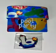 ZOX Strap Pool Party Floaties Toys Donut Flamingo Ducky Unicorn Magnet Gold