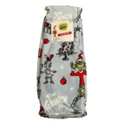 THE GRINCH DR SEUSS CHRISTMAS 50"X70" BLUE HOLIDAY PLUSH OVERSIZED THROW BLANKET