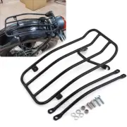 Black Rear Fender Seat Luggage Rack Motorcycle Fit For Triumph Bonneville Bobber