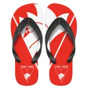 Sydney Swans AFL MEDIUM Thongs Plugger Flip Flops Man Cave Fathers Day Gift