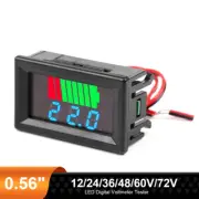LCD Digital Voltmeter 12V-60V Battery Capacity Indicator Voltage Tester Detector
