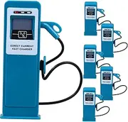 Abaodam Educational Highway Road Model Set Electric Vehicle Charger Toy 6pcs Traffic Scene Model for Boys and Girls Playset