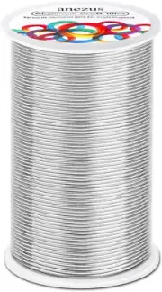 Bendable Craft Metal Wire - 540 Feet, 18 Gauge Flexible Beading Wire for Wreath