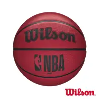 在飛比找momo購物網優惠-【WILSON】NBA DRV系列 紅 橡膠 籃球(7號球)
