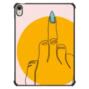 iPad Air 11-inch (M2/M3) iPad Impact Case Middle Finger by aLILscribble