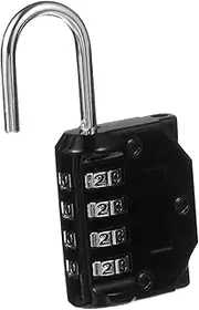 SHINEOFI Small Size Padlock 4 Password Lock Home Journey Use Indoor Luggage Safety Lock