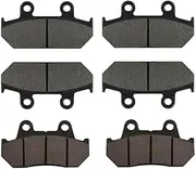 Motorcycle Brake Pads For H-onda VFR 750 Interceptor FH 1986-1987 Motorcycle Front and Rear Brake Pads Semi-organic Metalic