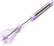 Multifunctional Rotating Semi-Automatic Whisk Mixer Plastic Kitchen Cream Whisk Baking Tool