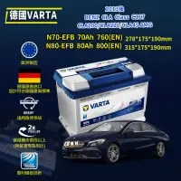 在飛比找蝦皮購物優惠-CS車材-VARTA 華達電池 BENZ CLA CLASS