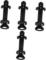 PLAFOPE 4pcs Sturdy Wall-Mounted Fire Extinguisher Bracket Easy Install Fire Extinguisher Storage for Vehicles