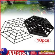 10xPond Fish Guard Protector Plastic Floating Net Rings Protective Cover Tool