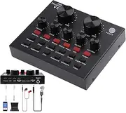Live Broadcast Sound Card, Professional Streaming Soundboard, Wireless Audio Equipment, Live Karaoke Sound Card, DJ Mixer Effects, Voice Changer For Streaming, Home Studio Audio Equipment