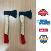 2pcs Quality Hand Axe With 35cm Wood Handle Outdoor Multtiuse Tool, AU Stock
