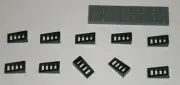 LEGO NEW 2x1x2/3 Black Slope 18° Grille (10x) 4541191 Brick 61409