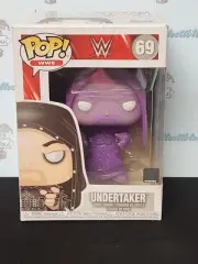 Pop 2019 Wwe Amazon Exclusive Glow In Dark Eyes #69 Purple Undertaker Figure
