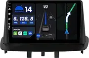6G+128G - Android 14 IPS Car Stereo For Renault Megane 3 (2008-2014) - Wireless CarPlay/Android Auto - LED Camera + MIC - 9 Inch 2 Din - DAB Steering Wheel Fast-boot 360-CAM GPS Head Unit BT