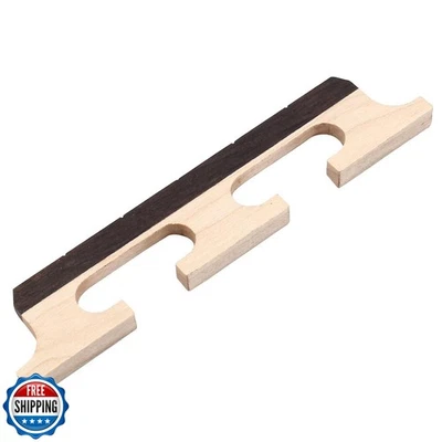 Piutouyar 5 String Banjo Bridge, Wooden Banjo Bridge Parts Replacement Ebony