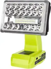 for Ryobi Work Light Cordless Led Work Light Rechargeable Jobsite Light Outdoor