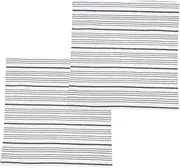 BESTOYARD Lightweight Pillow Covers 2pcs Striped Pillow Cases for Tv Reading Decor