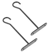 2 Sets Wrought Iron Hook Outdoor Hooks for Hanging Ceiling Plants