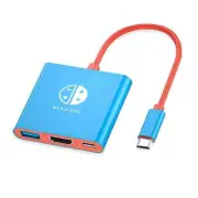Switch Dock 4K HDMl UsB 3.0 Hub Adapter Splitter Docking Station For Laptops Pc