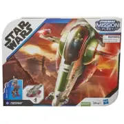 Star Wars Mission Fleet Starship Skirmish Boba Fett Figure & Firespray #743 NEW!