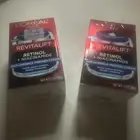 2 Pc Lot NEW! L’Oréal Paris Revitalift Night Cream – Retinol + Niacinamide