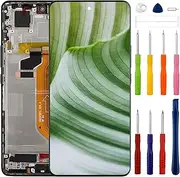 [with Frame] SWARK New LCD Touch Screen Digitizer Assembly for 1 Touch Screen Digitizer Assembly Replacement with Upgraded Repair Tools Kit