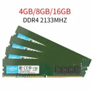 16GB 8GB 4GB DDR4 2133MHz PC4-17000 1.2V Desktop DIMM Memory SDRAM Crucial BT