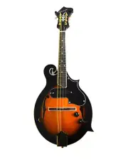 Caraya F-Style Solid Top Mandolin, EQ + Gig Bag or Hard Case SMA008EQVS
