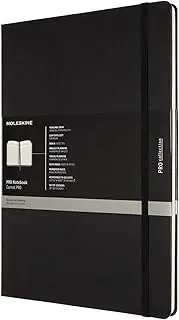 Moleskine - Professional Hard Cover Notebook - Ruled - A4 - Black