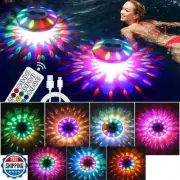 WANTERONG Rechargeable Floating Pool Lights (1 Pack) - Pool Light with Vibran